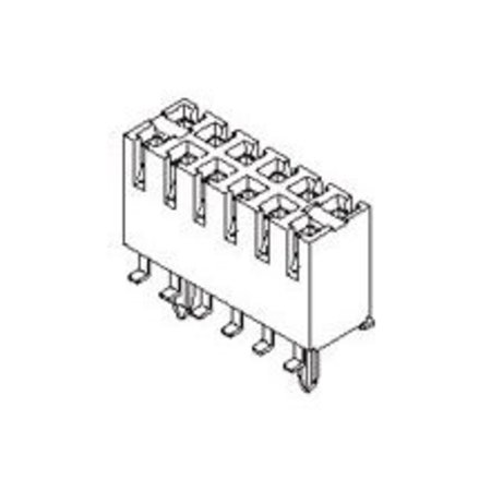 MOLEX CGrid VT SMT Rcpt 15SAu 44Ckt 15-45-3144